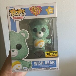 Funko Pop! Animation Care Bears 40th Anniversary Wish Bear - Sparkling Green